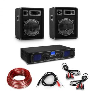 Electronic-Star HiFi erősítő és háromrészes hangfalkészlet