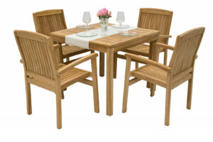 Teak kerti elrendezés HARMONY QUATRO 1+4 DEOKORK