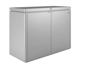 Nagy célú tárolódoboz HighBoard 160 x 70 x 118 (ezüst metál) 160 cm (3 krabice) Biohort