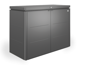 Nagy célú tárolódoboz HighBoard 200 x 84 x 127 (sötétszürke metál) 200 cm (3 krabice) Biohort