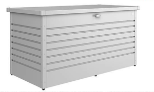Kültéri tárolódoboz LeisureTime Box 134 x 62 x 71 (ezüst metál) Biohort