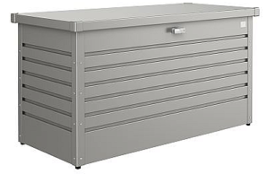Kültéri tárolódoboz LeisureTime Box 134 x 62 x 71 (szürke kvarc metál) Biohort