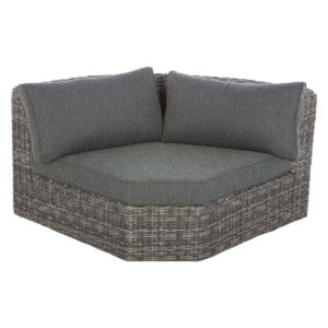 Rattan sarok rész BORNEO (szürke)