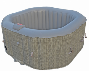 Mobile jacuzzi Bellatrix LUXUS 125 Rattan (600L) Belatrix