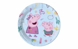 Papír tányérok Pepa malac - Peppa Pig - 23 cm