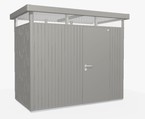 Kerti ház BIOHORT HighLine H1 275 x 155 (szürke kvarc fémből) Biohort