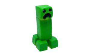 Creeper a Minecraft-tól - zöld romboló - marcipán figura - Frischmann Frischmann