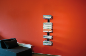 Magazinok könyvtára 5 polcos RADIUS DESIGN (BOOKSBAUM MAGAZINE WELL SMALL fekete 739A) fekete Radius design cologne