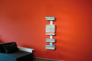 Magazinok könyvtára 5 polcos RADIUS DESIGN (BOOKSBAUM MAGAZINE WELL SMALL white 739B) white Radius design cologne
