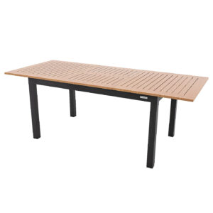 Alumínium összecsukható asztal BIANCA 150 / 210x90 cm (antracit)