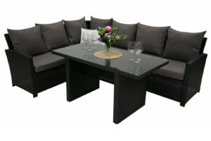 Rattan készlet CSALÁDI RELAX (antracit)