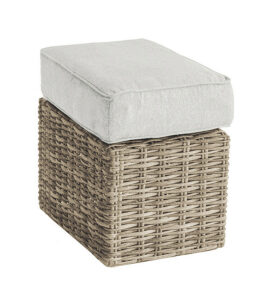 Rattan széklet párna 40 x 40 cm BORNEO (barna)