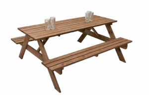 Masszív fából készült sörkészlet fenyőből 200 cm vastagságban 30 mm (festett)