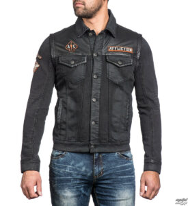 tavaszi/őszi dzseki férfi - Bike Cutter - AFFLICTION - 110OW238-BK