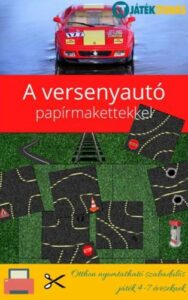A versenyautó - nyomtatható társasjáték