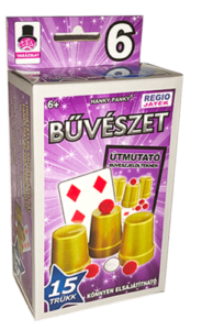 Magic Show bűvészdoboz - 15 trükk - Poharak és golyók