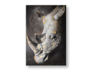 Kézzel festett kép ORRSZARVÚ 1 részes CWFAN082 - 80x120 cm