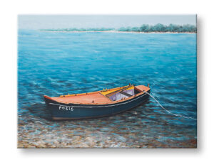 Kézzel festett kép HAJÓ 1 részes CWFBC032 - 120x90 cm
