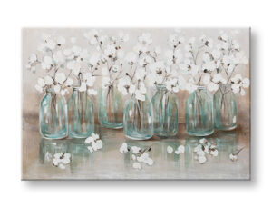 Kézzel festett kép VIRÁGOK 1 részes CWFFL085 - 120x80 cm