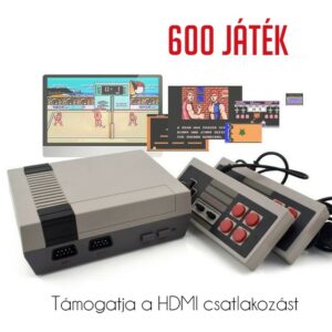 MINI RETRO videojáték konzol HDMI csatlakozóval - 600 játékkal!