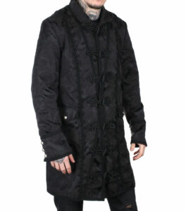 kabát férfi ADERLASS - Classic Coat Brocade Black - A-7-03-040-00