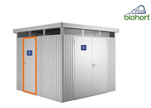 Ajtó a Biohort házakhoz (sötétszürke metál) Biohort