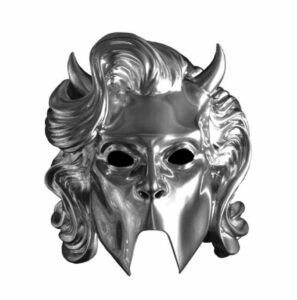 Maszk Ghost - Chrome Ghoulette Nameless Ghoul - JCGM102