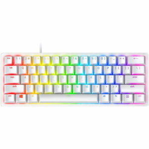 Herná klávesnica Razer Huntsman Mini Mercury edition (Clicky Purple Switch) US