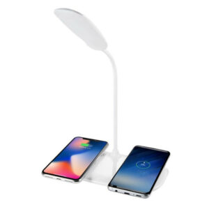 Dupla QI töltős asztali led lámpa