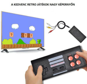 Extreme mini game box - Retro játék konzol AV csatlakozóval