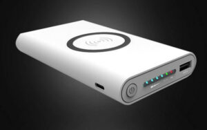 Qi Powerbank - 10000 mAh - Fehér