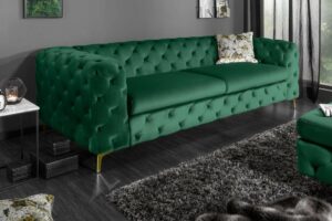 MODERN BAROCK zöld és arany kanapé 240cm