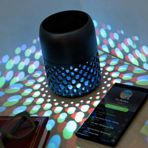 Mandalamp újratölthető LED lámpa bluetooth hangszóróval