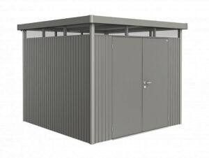 Kerti ház BIOHORT HighLine DUO H4 275 x 275 (szürke kvarc fémből) Biohort