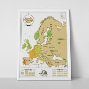 Európa kaparós térkép