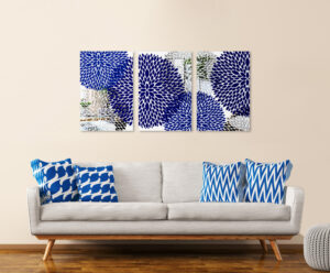Tükor falikép Absztrakt Mirrora 71 - 60x120 cm (Képek Mirrora)