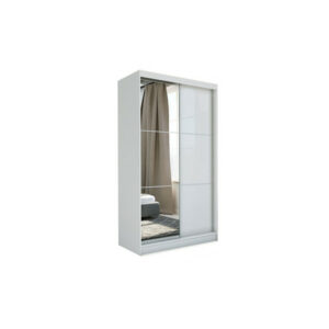 Viviana Gardróbszekrény (150 cm) Fehér / Szürke Furniture