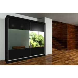 Minőségi gardrób Celeste 200 cm Szürke Furniture