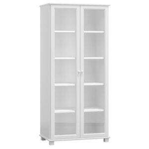 Vitrin RW106 80x42 cm Fehér MAGNAT
