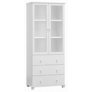 Vitrin RW104 80x42 cm Fehér MAGNAT