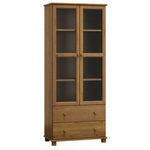 Vitrin RW68 90x42 cm Szürke MAGNAT
