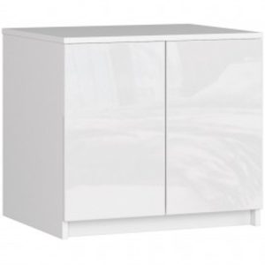 Szekrény bővítő 60 cm - fehér/fényes fehér Akord