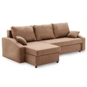Rohová rozkládací sedací souprava HEWLET PLUS Cappuccino SG-nábytek