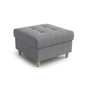 Skandináv stílusú lábtartó 67x67 cm - Steppelt Vilàgosszürke RIMALL