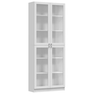 Vitrin Pafos 80 cm üvegezett - fehér TOP Nábytek