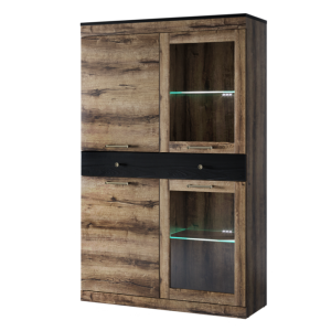 Alacsony vitrin 2D2W1S