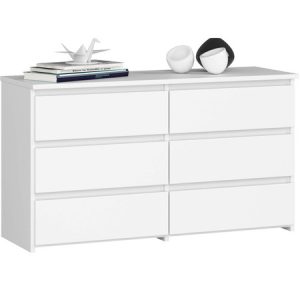 Komód CL100 6SZ - fehér. Akord