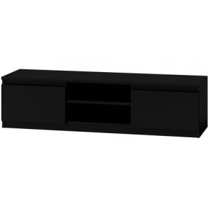 LCD TV asztal 140 cm fekete TOP Nábytek