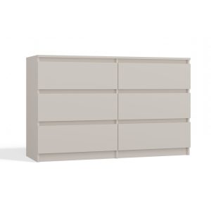 Komód Malva M6 120 cm - bézs TOP Nábytek