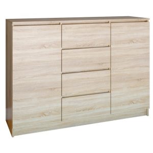 2D4S Komód 140 cm sonoma tölgy TOP Nábytek